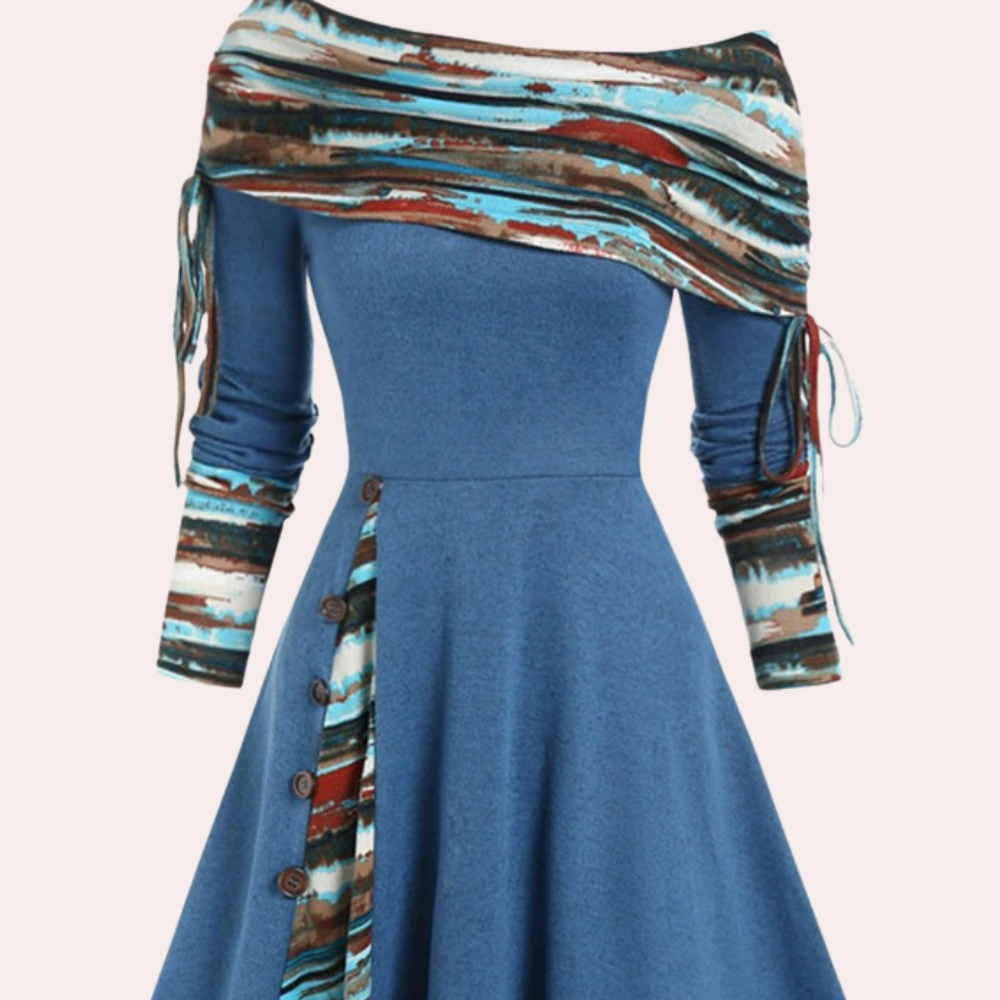 Winona - Dames Feminine Flairjurk