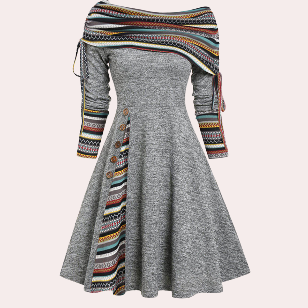 Winona - Dames Feminine Flairjurk
