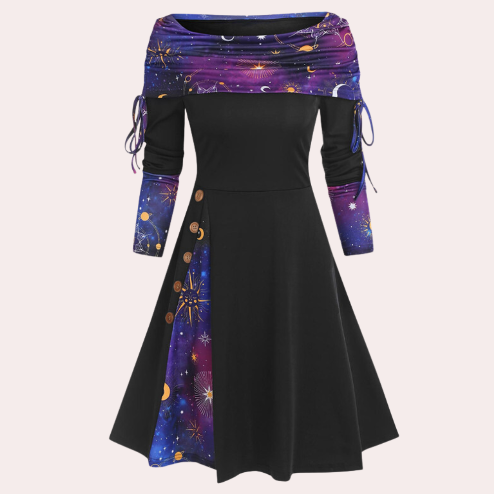 Winona - Dames Feminine Flairjurk