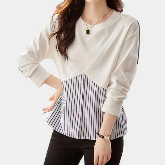 Rozsika - Elegant shirt met lange mouwen voor dames