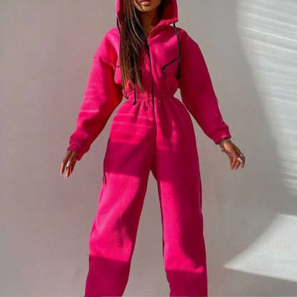 REBECCA - Warme Jumpsuit met Capuchon voor Dames