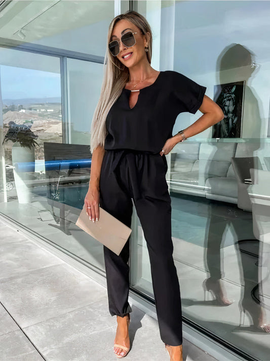 Jumpsuit met V-hals - Cam