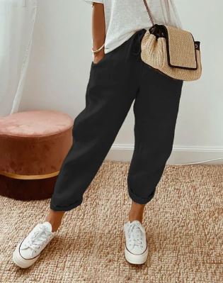 Elegante katoenen broek