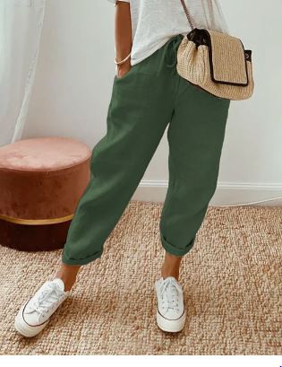 Elegante katoenen broek