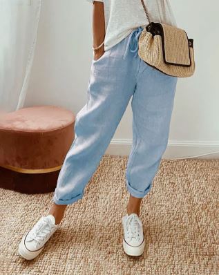 Elegante katoenen broek