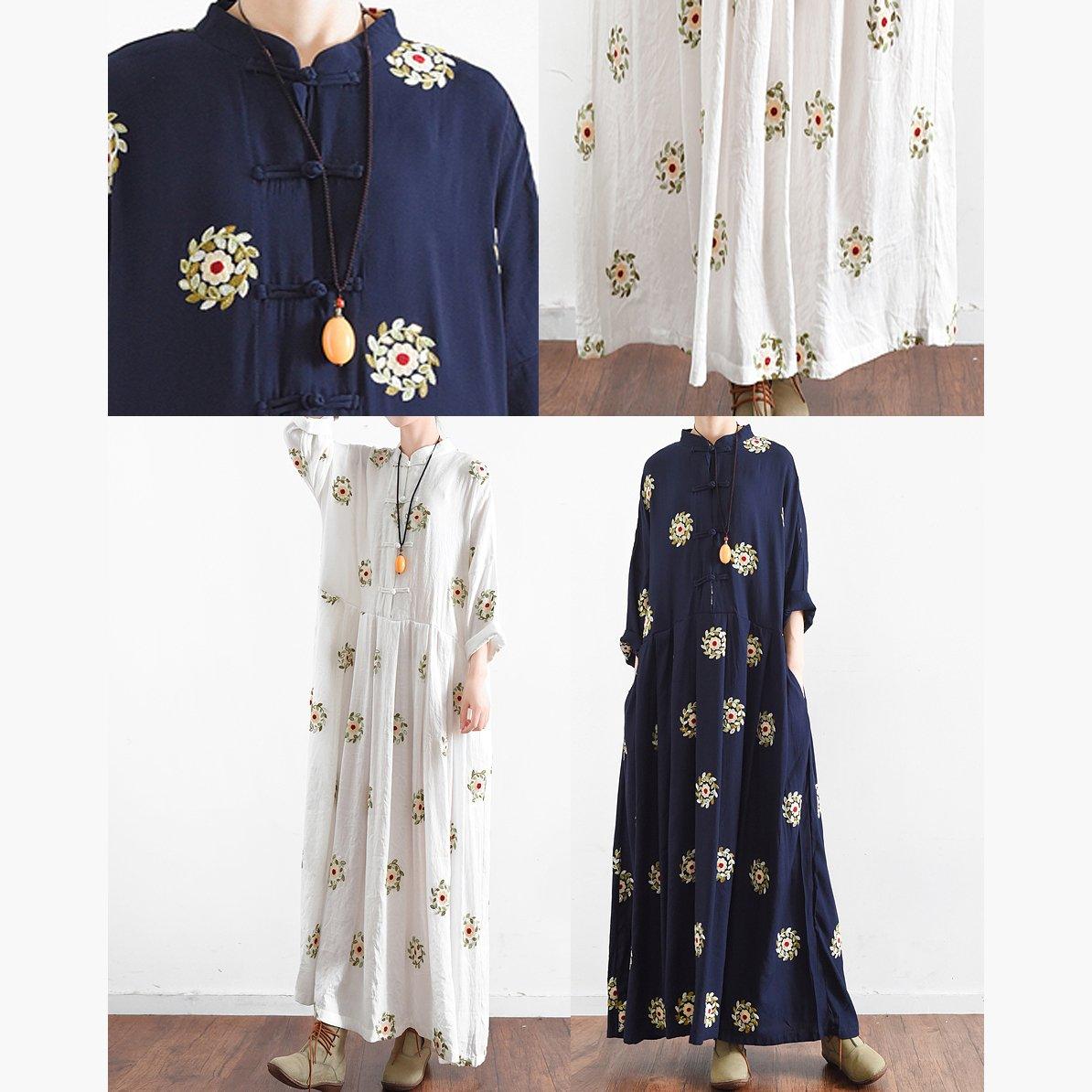 Cassy - Zomerjurk in chinoiserie met bloemen