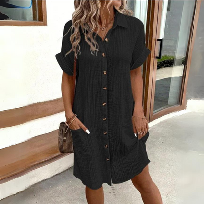 Celine | Comfortabele Overhemdjurk