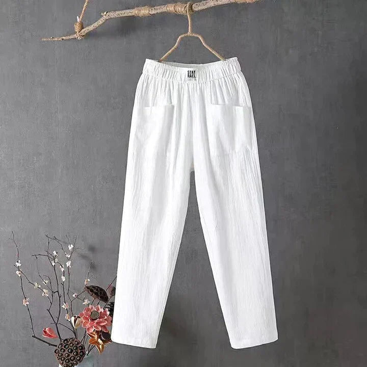 Casual katoenen broek
