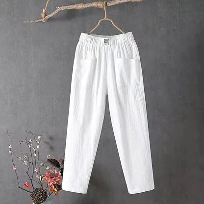 Casual katoenen broek