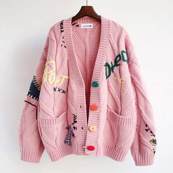 Ella | Chique en comfortabel damesvest met patchworkaccenten
