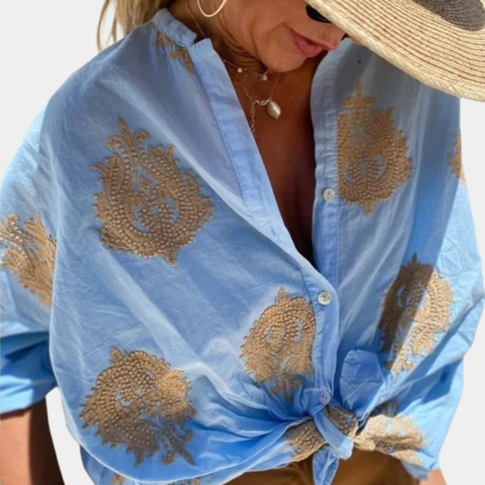 Shannah Blouse | Losse Blouse met Print