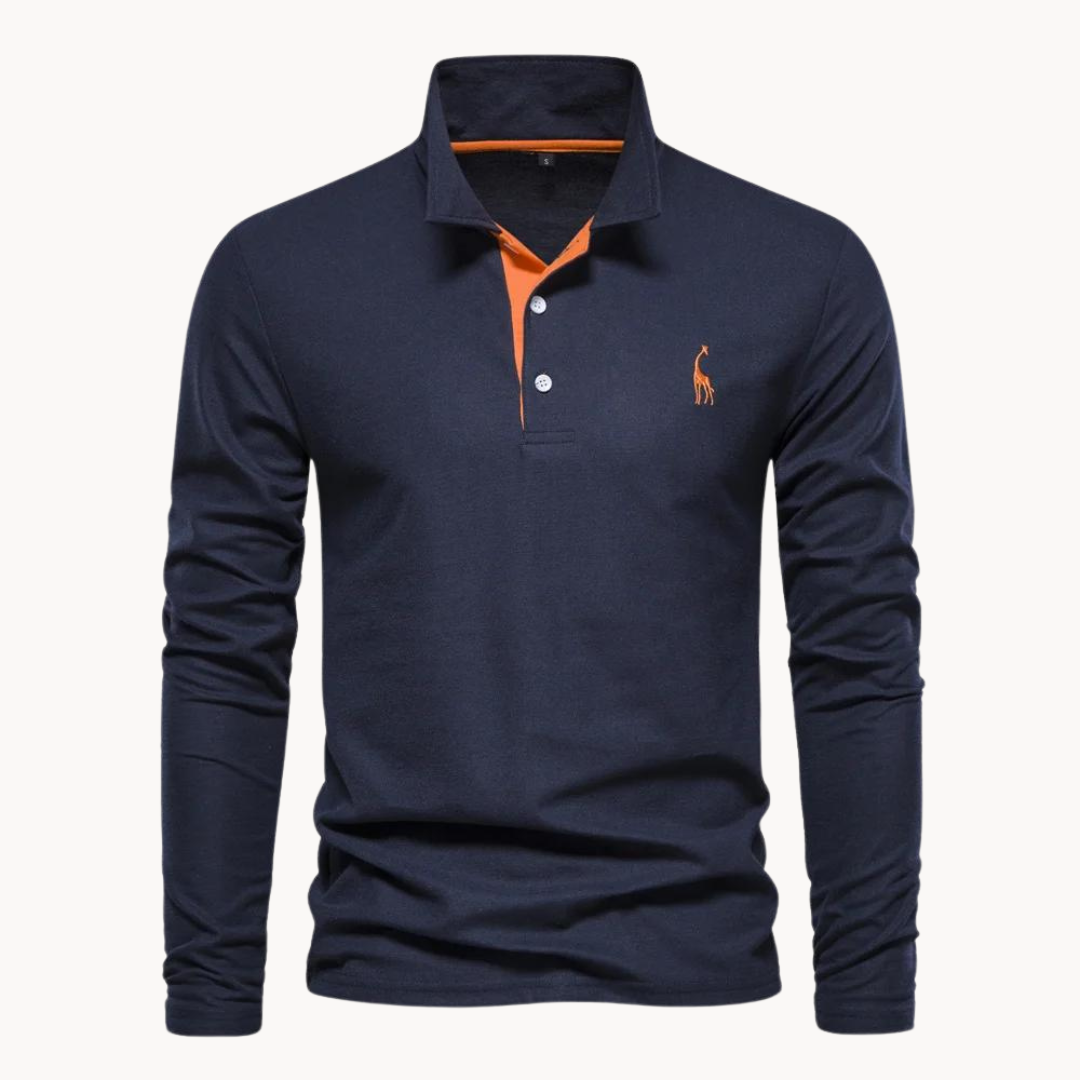 Alden | Elegante lange mouwen polo