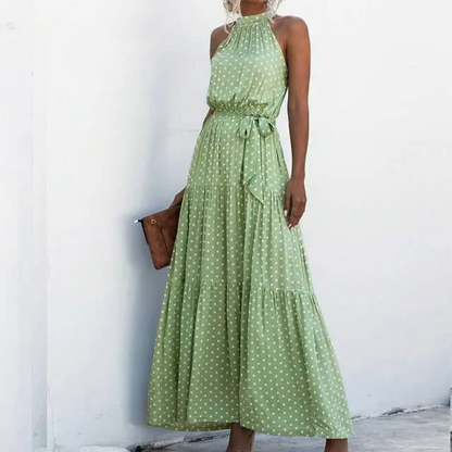 Fenella - Strapless Maxi jurk met bloemenprint