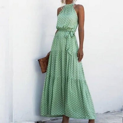 Fenella - Strapless Maxi jurk met bloemenprint