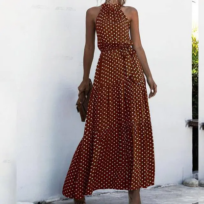 Fenella - Strapless Maxi jurk met bloemenprint