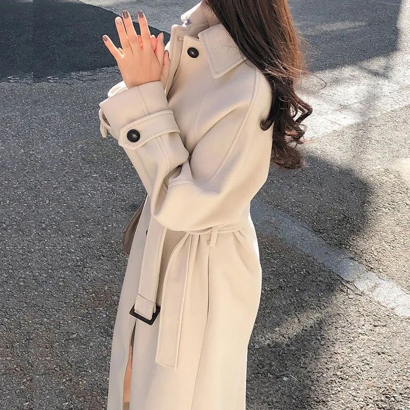 Gitta | Elegante, chique en comfortabele lange jas voor dames