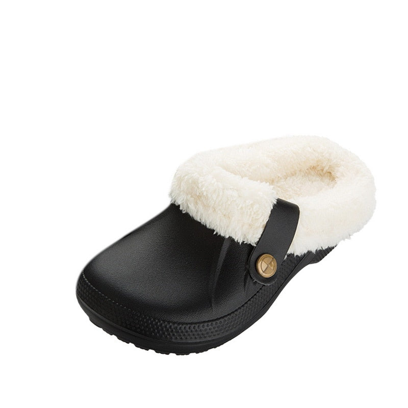 Waterproof Plush Home Shoes