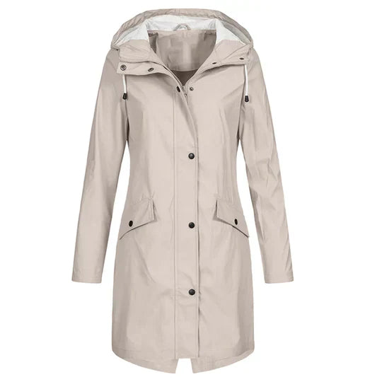 Marloes - waterdichte mackintosh met capuchon