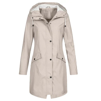 Marloes - waterdichte mackintosh met capuchon