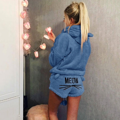 Warme kattenpyjama