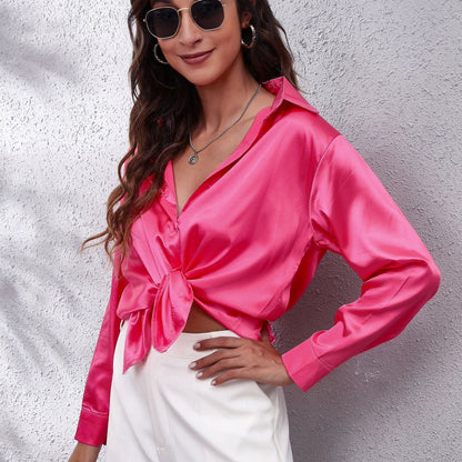 SiekesBlouse I Satijnen Blouse Voor Dames