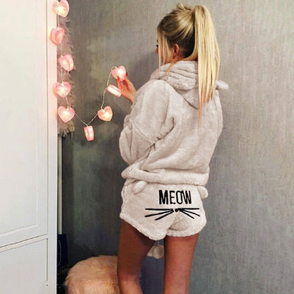 Warme kattenpyjama
