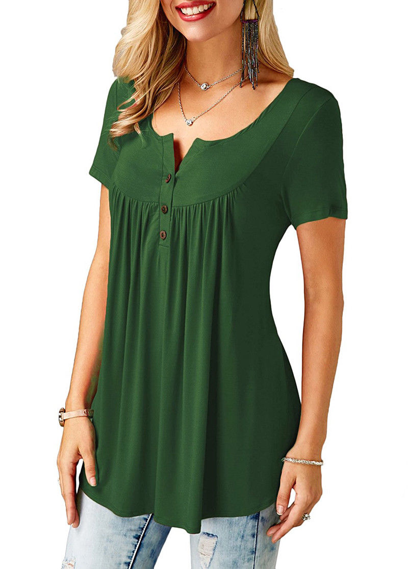 Noemi | Button up T-shirt