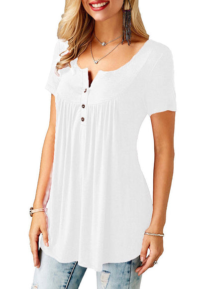 Noemi | Button up T-shirt