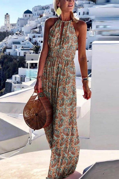 Haven - Maxi-jurk met kleurrijke print