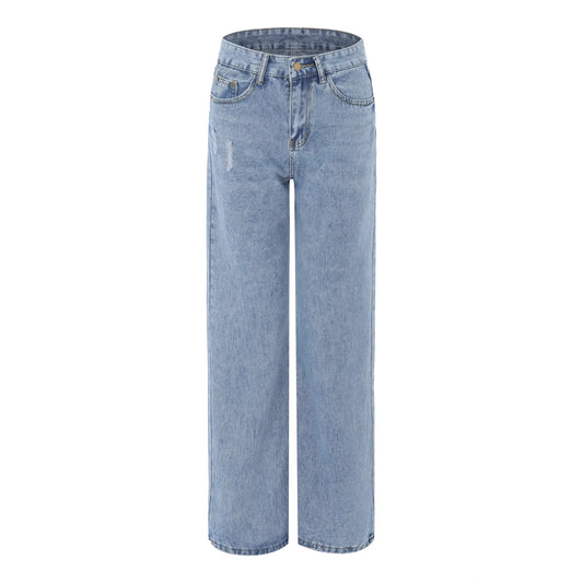 Valérie - Denim met hoge taille