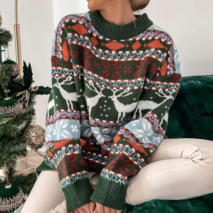 Josabet | Oversized kersttrui voor dames, chic en comfortabel