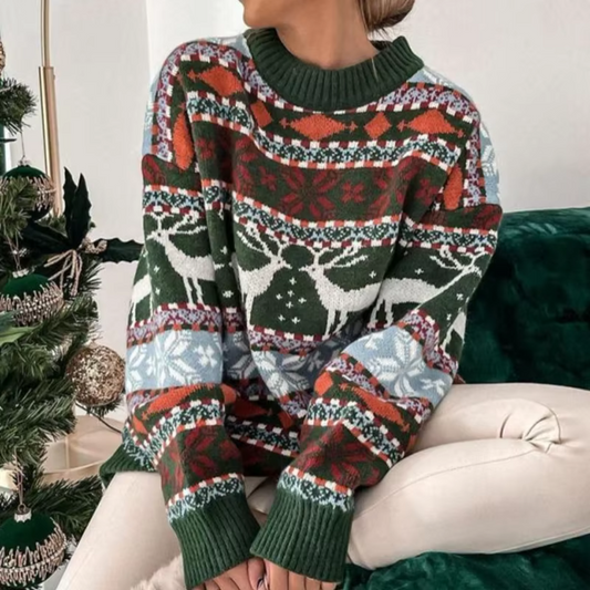 Josabet | Oversized kersttrui voor dames, chic en comfortabel