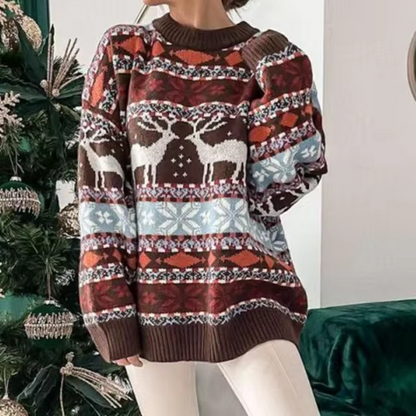 Josabet | Oversized kersttrui voor dames, chic en comfortabel