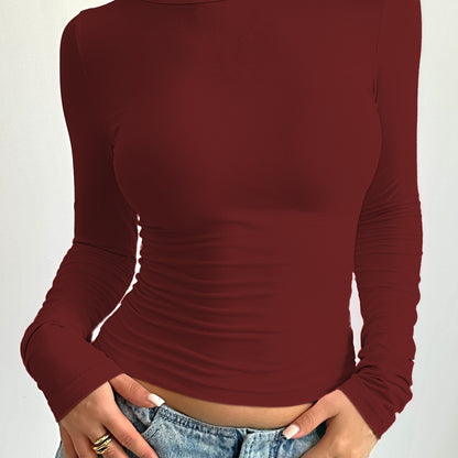 Katoenmix T-shirt – Ronde Hals & Flexibele Vorm