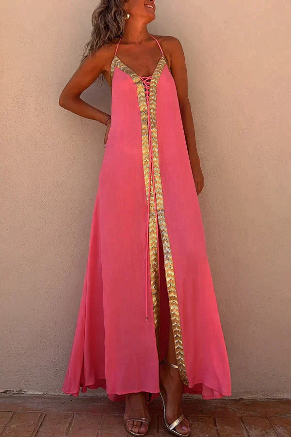 Kaz - Lange zomerjurk in trendy stijl