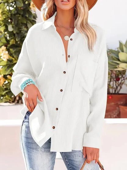 Losvallende blouse voor dames