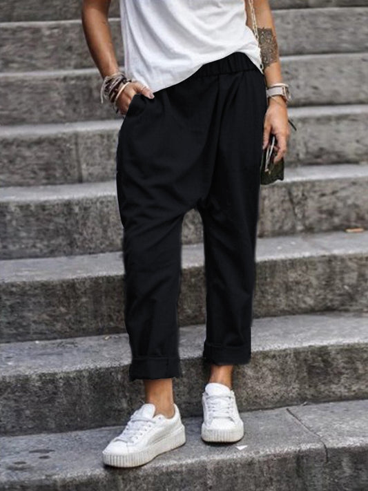 Baggy Cropped Broek voor Dames
