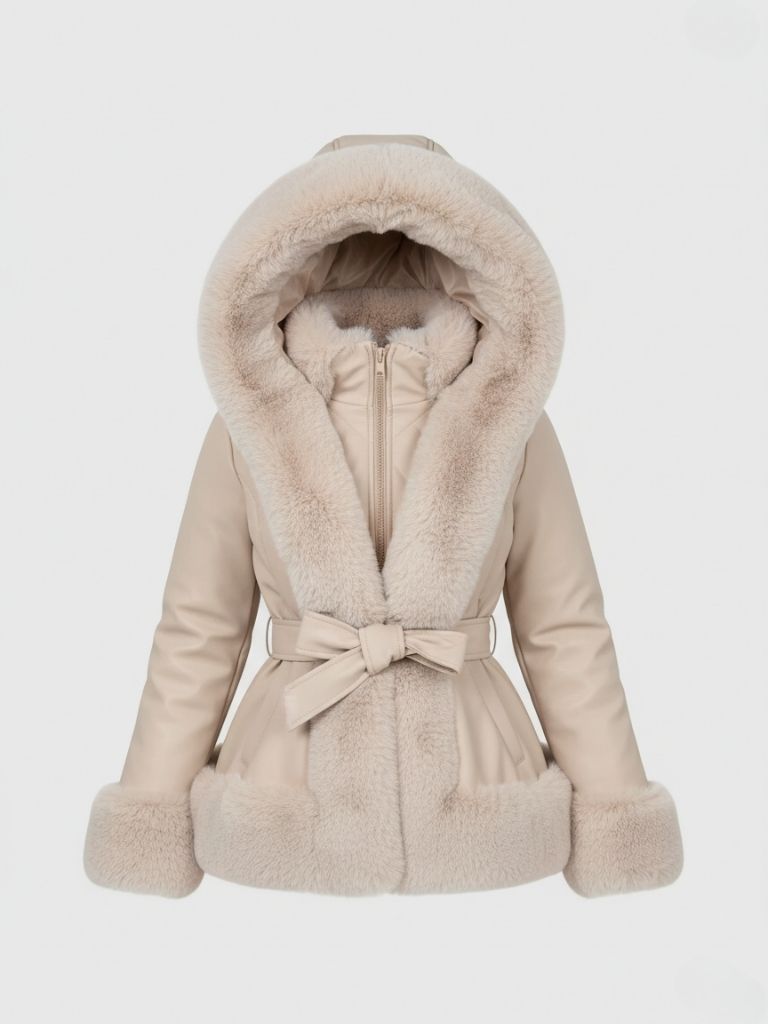 Lina | Chique en comfortabele winterjas voor dames met capuchon