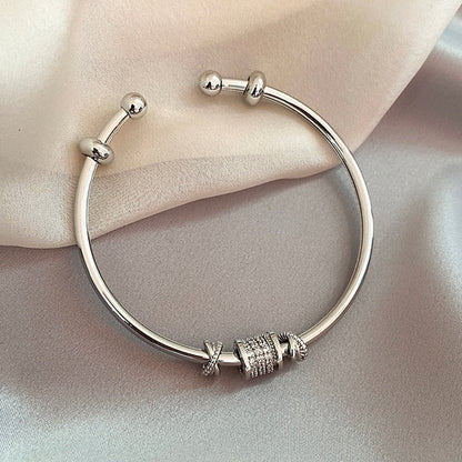 Franse Cilinder Armband | Beschikbaar in 2 verschillende kleuren!
