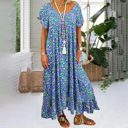 Marina - Klassieke bohemien maxi-jurk