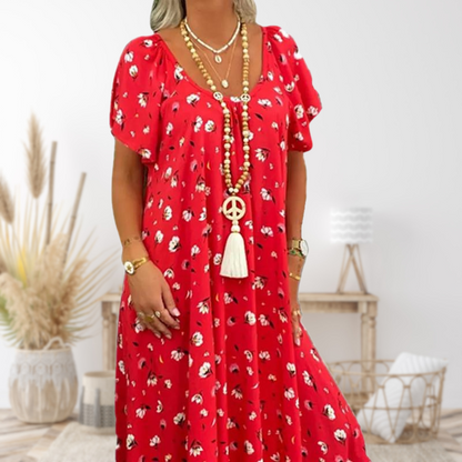 Marina - Klassieke bohemien maxi-jurk