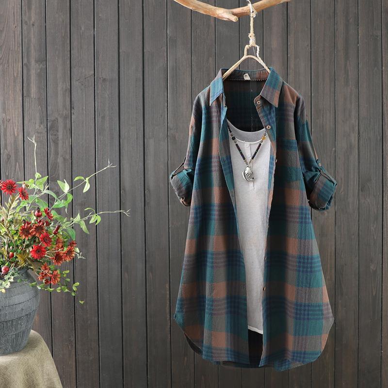 Yanaika Blouse | Linnen Blouse met lange mouwen