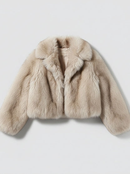 Mila | Korte damesjas van imitatiebont, chic en comfortabel