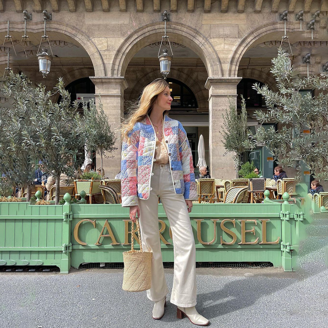 Graciela | Damesjas met bloemenprint, chic en comfortabel
