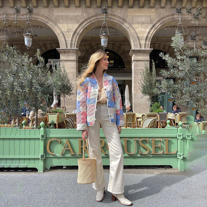 Graciela | Damesjas met bloemenprint, chic en comfortabel