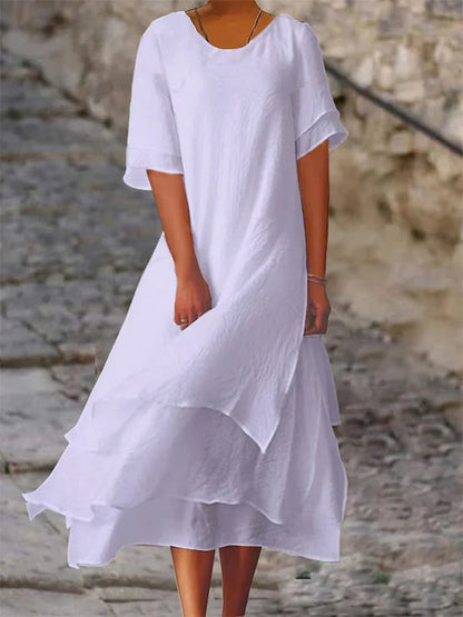 Nara - Elegante en chique jurk met laagjes