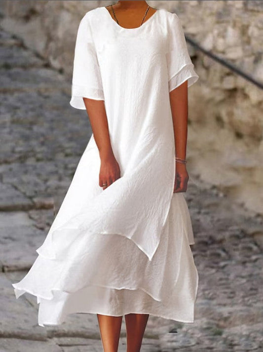 Nara - Elegante en chique jurk met laagjes