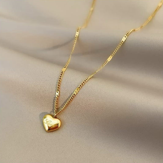 Elegante gouden hartketting voor dames