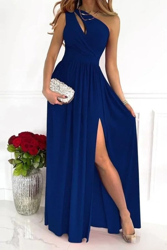 Nelsa - Elegante avondjurk met één schouder van Novella