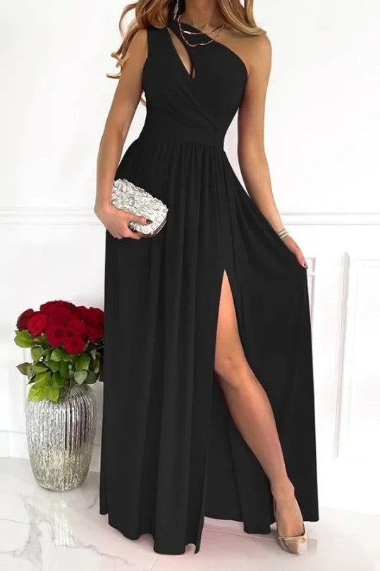 Nelsa - Elegante avondjurk met één schouder van Novella